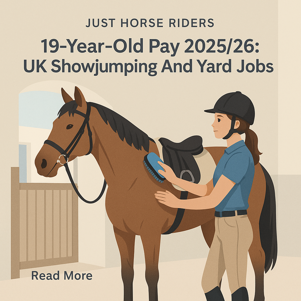19-Year-Old Pay 2025/26: UK Showjumping And Yard Jobs- just horse riders