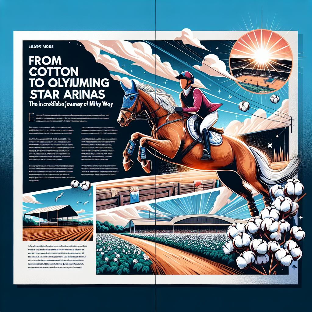 "From Cotton Fields to Olympic Arenas: The Incredible Journey of Showjumping Star Milky Way"- just horse riders