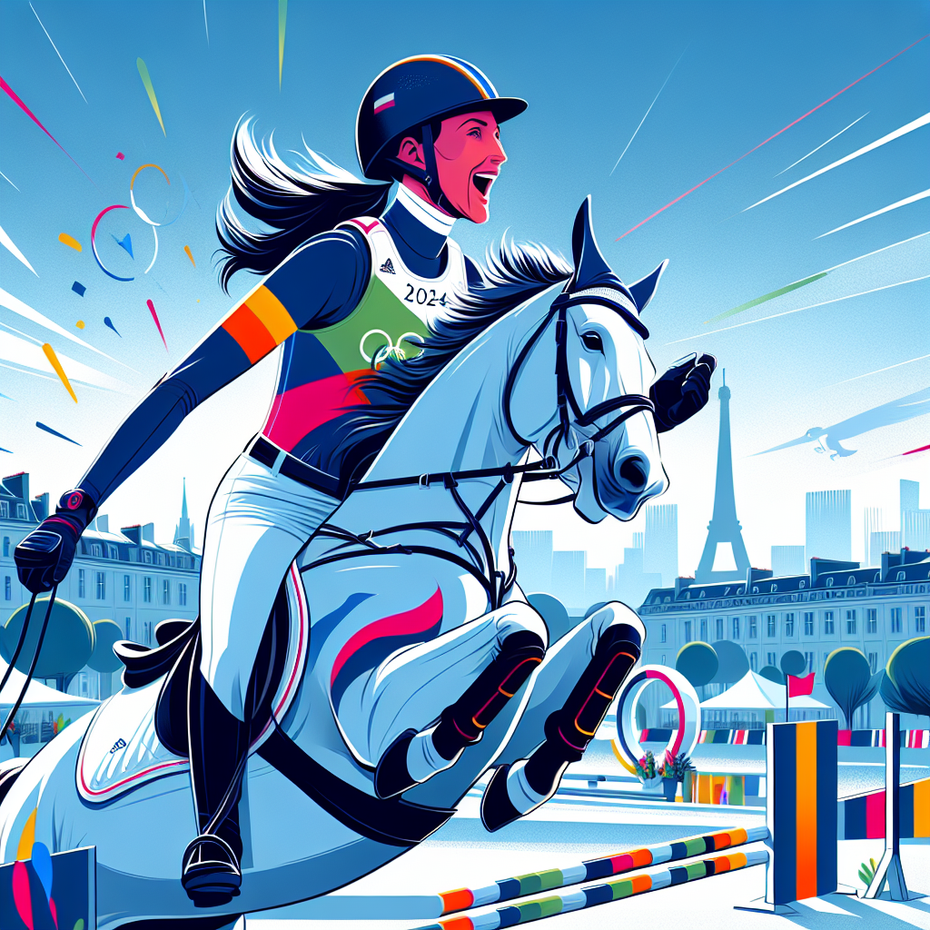 Unveiling Julia Krajewski's Mastery: Key Highlights from the 2024 Paris Olympic Eventing Competition- just horse riders