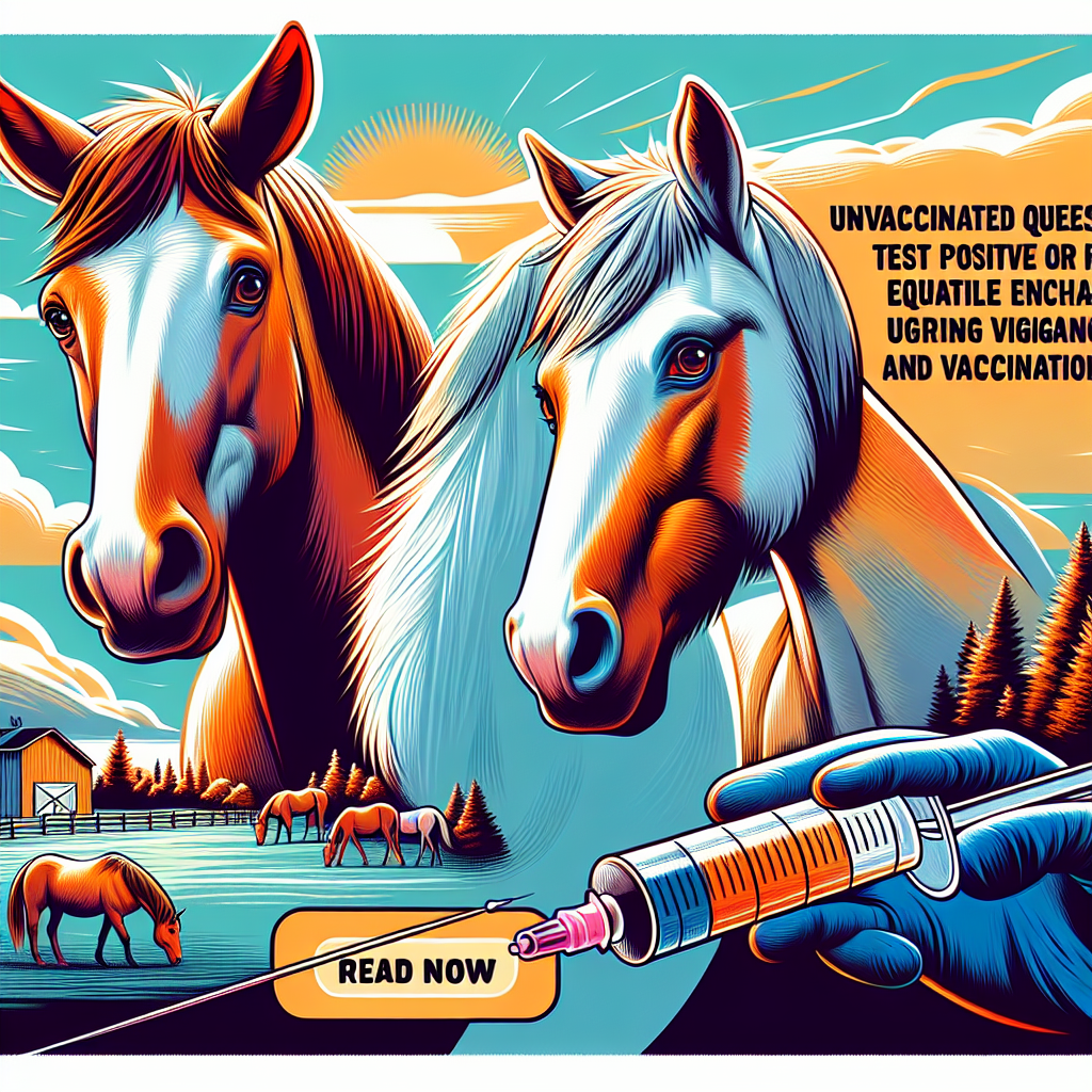 Unvaccinated Quebec Horses Test Positive For Eastern Equine Encephalitis Urging Vigilance And Vaccination- just horse riders