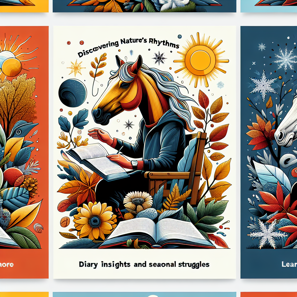 Discovering Nature's Rhythms through Hovis - The Erudite Horse's Diary Insights and Seasonal Struggles- just horse riders