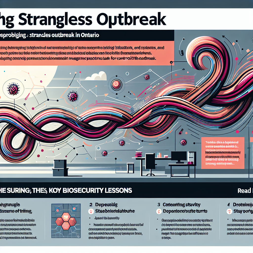 Strangles Outbreak In Ontario Highlights Key Biosecurity Lessons – Just ...