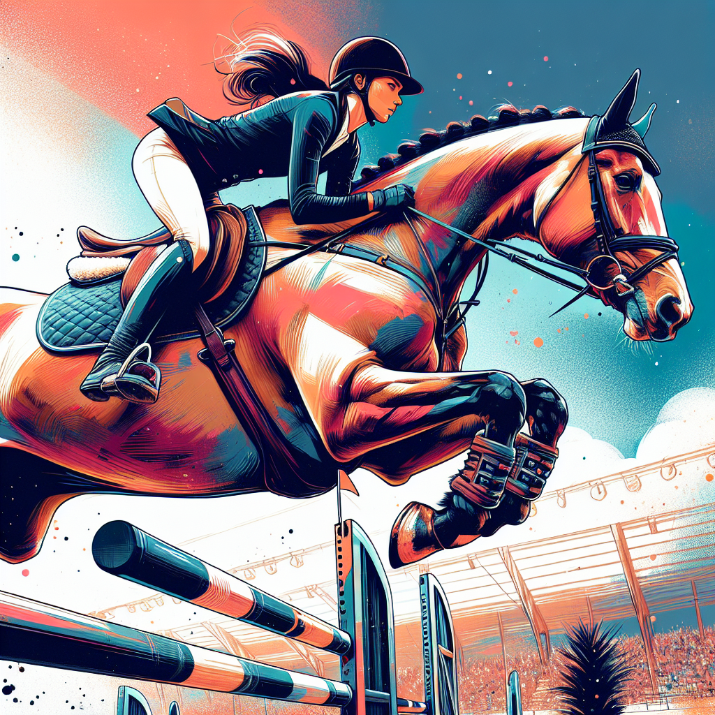 Nina Mallevaey's Meteoric Rise In The World Of Show Jumping- just horse riders