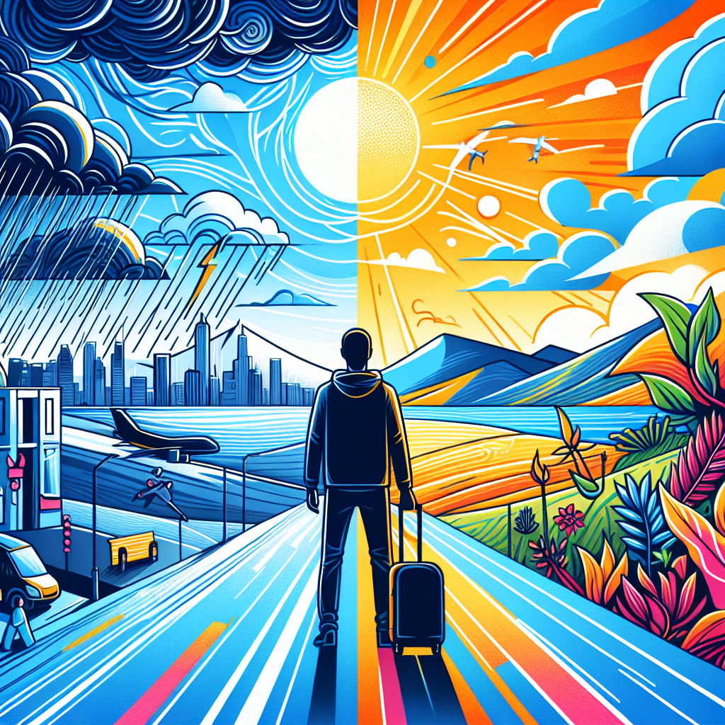 Is Moving Abroad the Ultimate Escape from Dreary Weather? Pros, Cons, and Climate Realities Explored- just horse riders