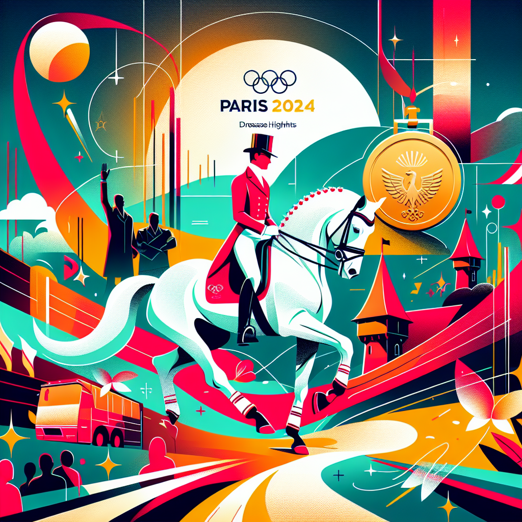 Paris 2024 Dressage Highlights: Germany's Gold, Denmark's Historic Medal, and Celebrity Glamour- just horse riders
