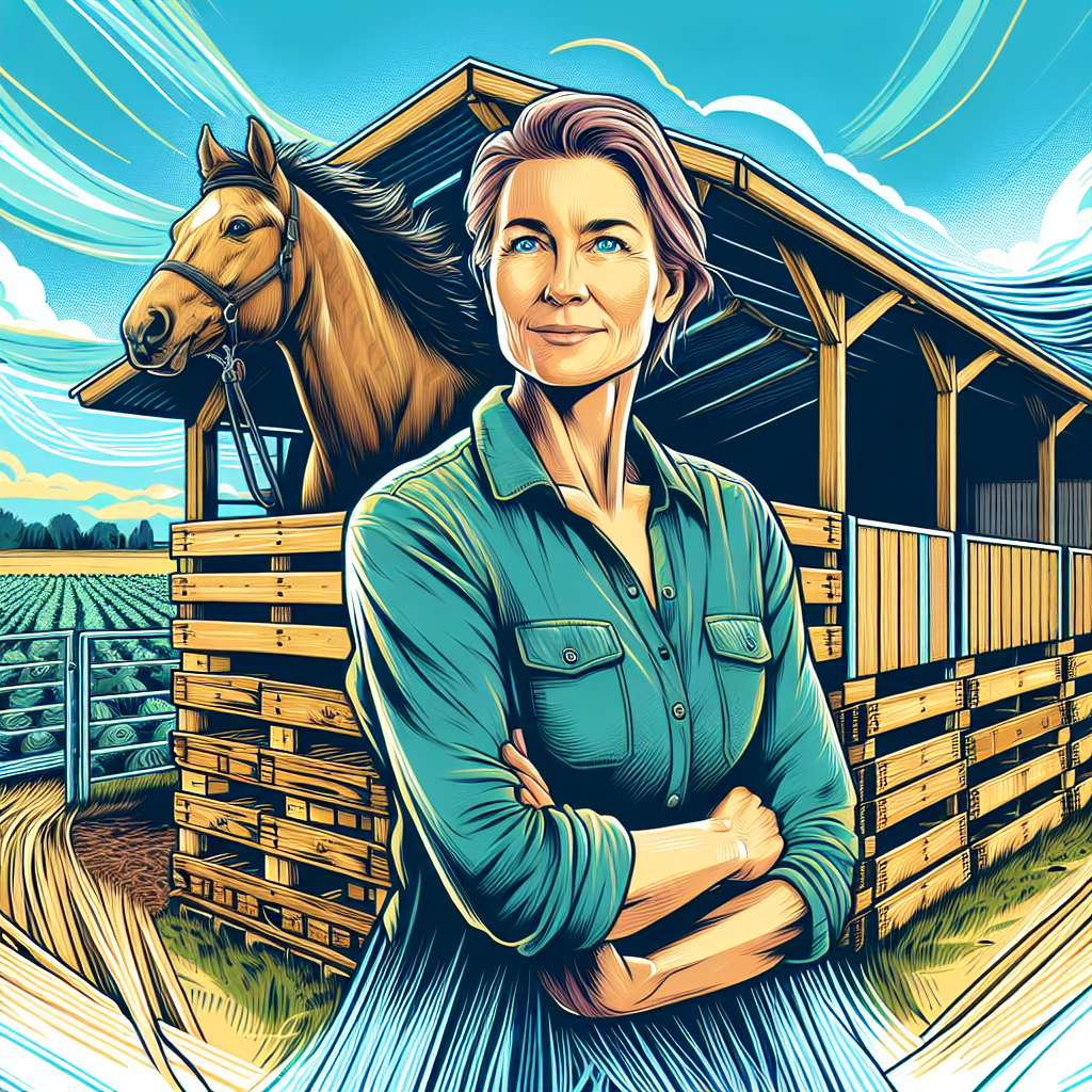 Clara Fingerhut's Sustainable Equestrian Odyssey From Pallets To Stables- just horse riders