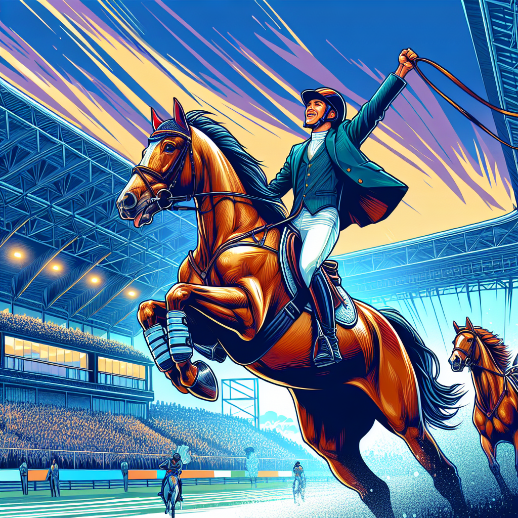 The Inspiring Triumph of Oscar Elcock and Ruby at the 2024 Horse of the Year Show- just horse riders