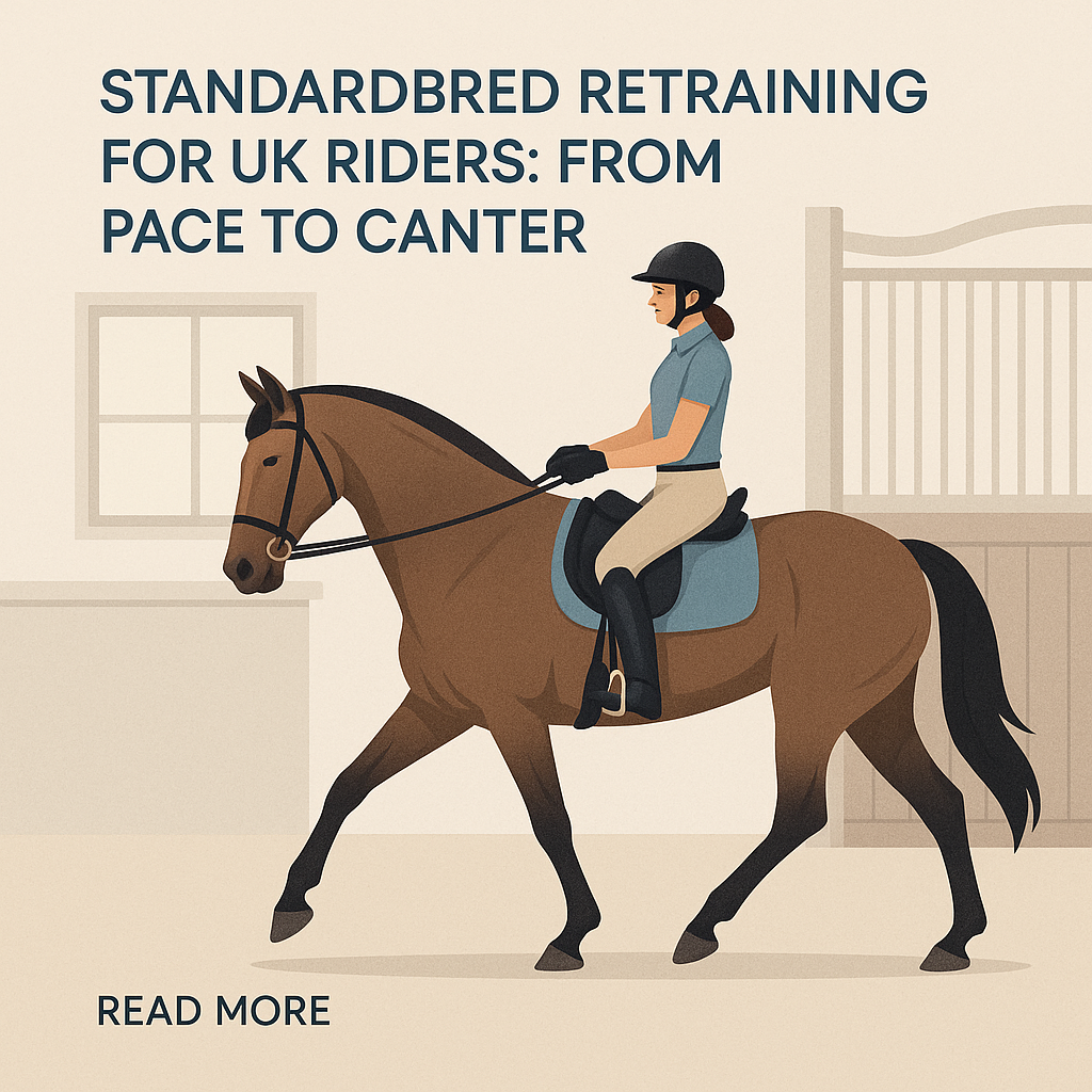 Standardbred Retraining For UK Riders: From Pace To Canter- just horse riders