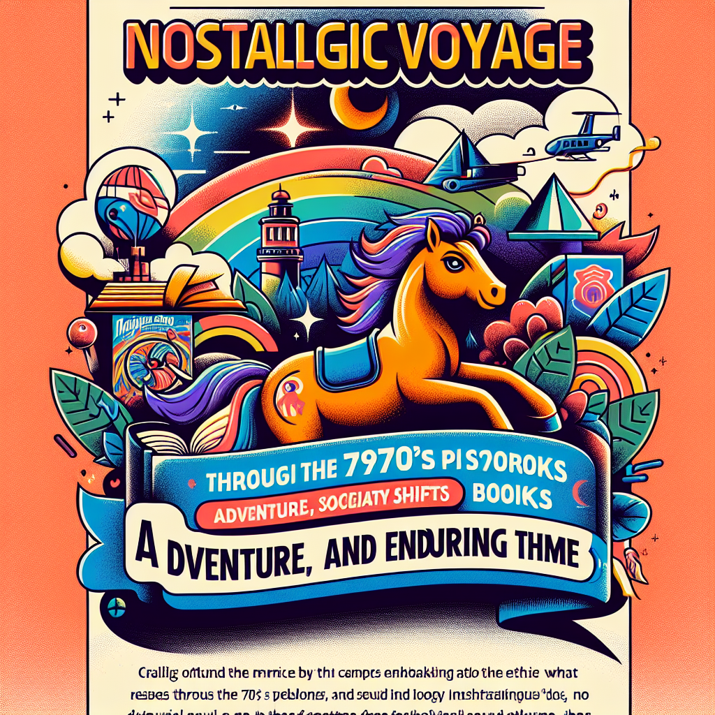 Nostalgic Voyage Through 1970s Pony Books: Adventure, Societal Shifts, and Enduring Themes- just horse riders