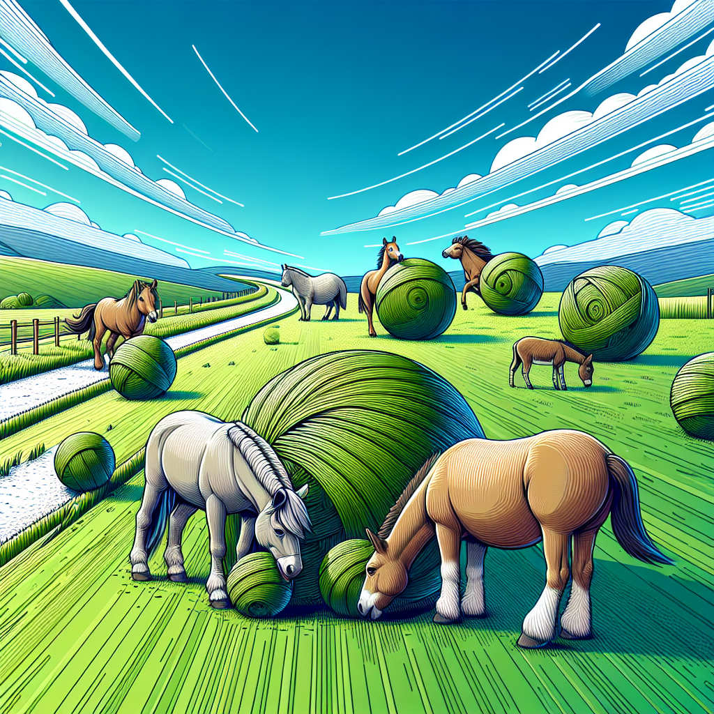 Are Hay Balls Revolutionizing Feeding for Ponies and Donkeys? Discover the Benefits and Considerations- just horse riders