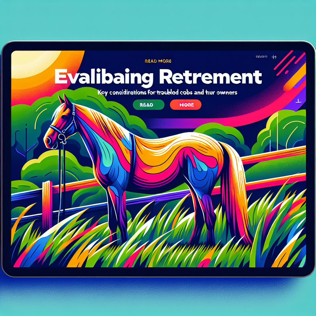 Evaluating Retirement: Key Considerations For Troubled Cobs And Their Owners- just horse riders