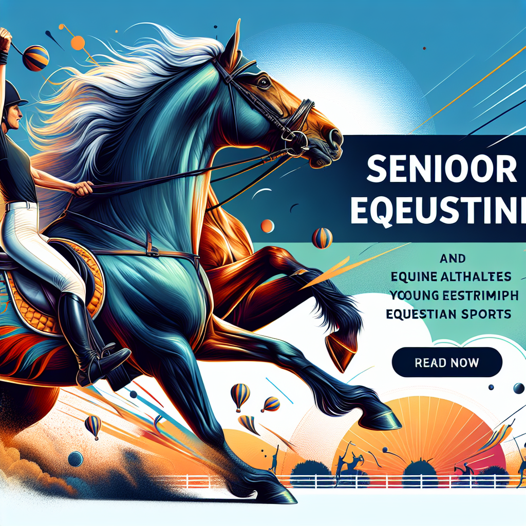 Senior Equine Athletes And Young Equestrians Triumph In Equestrian Sports- just horse riders