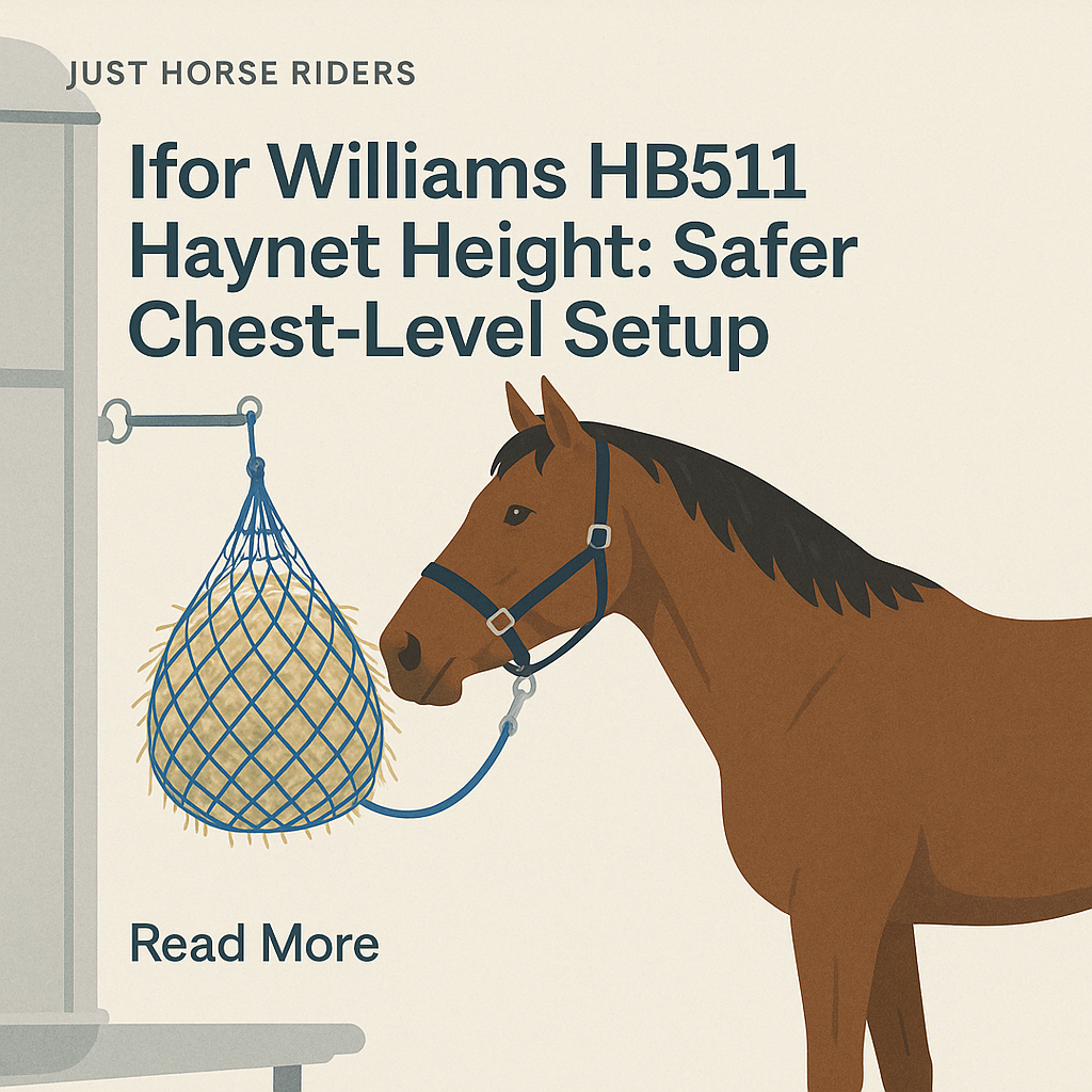 Ifor Williams HB511 Haynet Height: Safer Chest-Level Setup- just horse riders