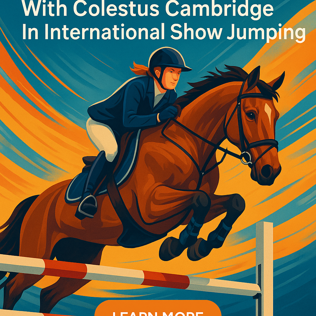 Katharina Rhomberg's Triumphant Journey With Colestus Cambridge In International Show Jumping- just horse riders