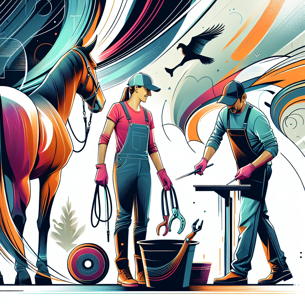 Building A Harmonious Relationship Between Horse Owners And Farriers For Optimal Equine Care- just horse riders