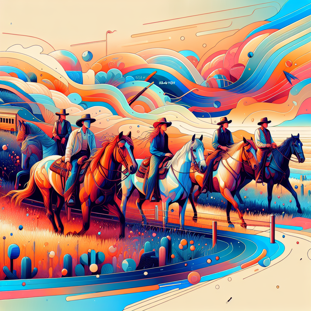 Satirical Rewrite Of Oklahoma's Historical Narrative Excludes Horses From The American West- just horse riders