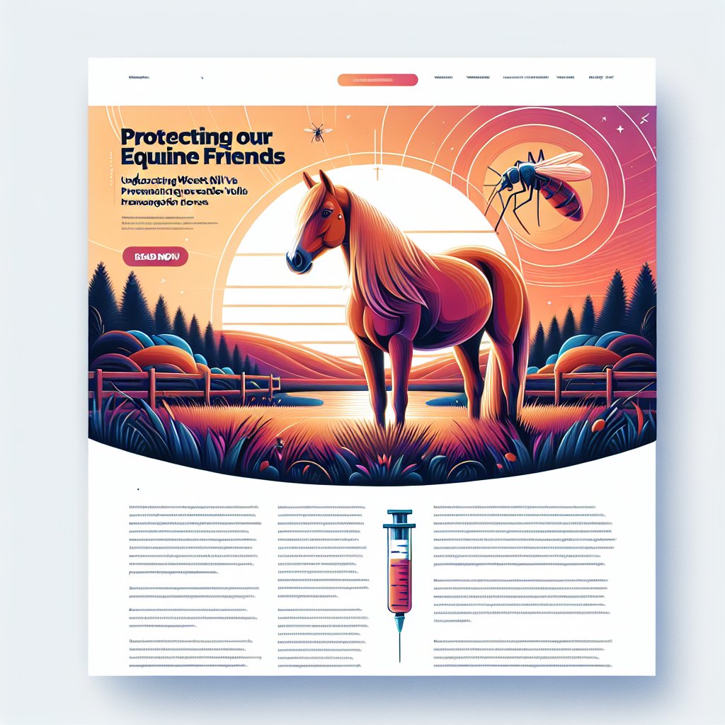 Protecting Our Equine Friends Understanding West Nile Virus Prevention And Management For Horses- just horse riders