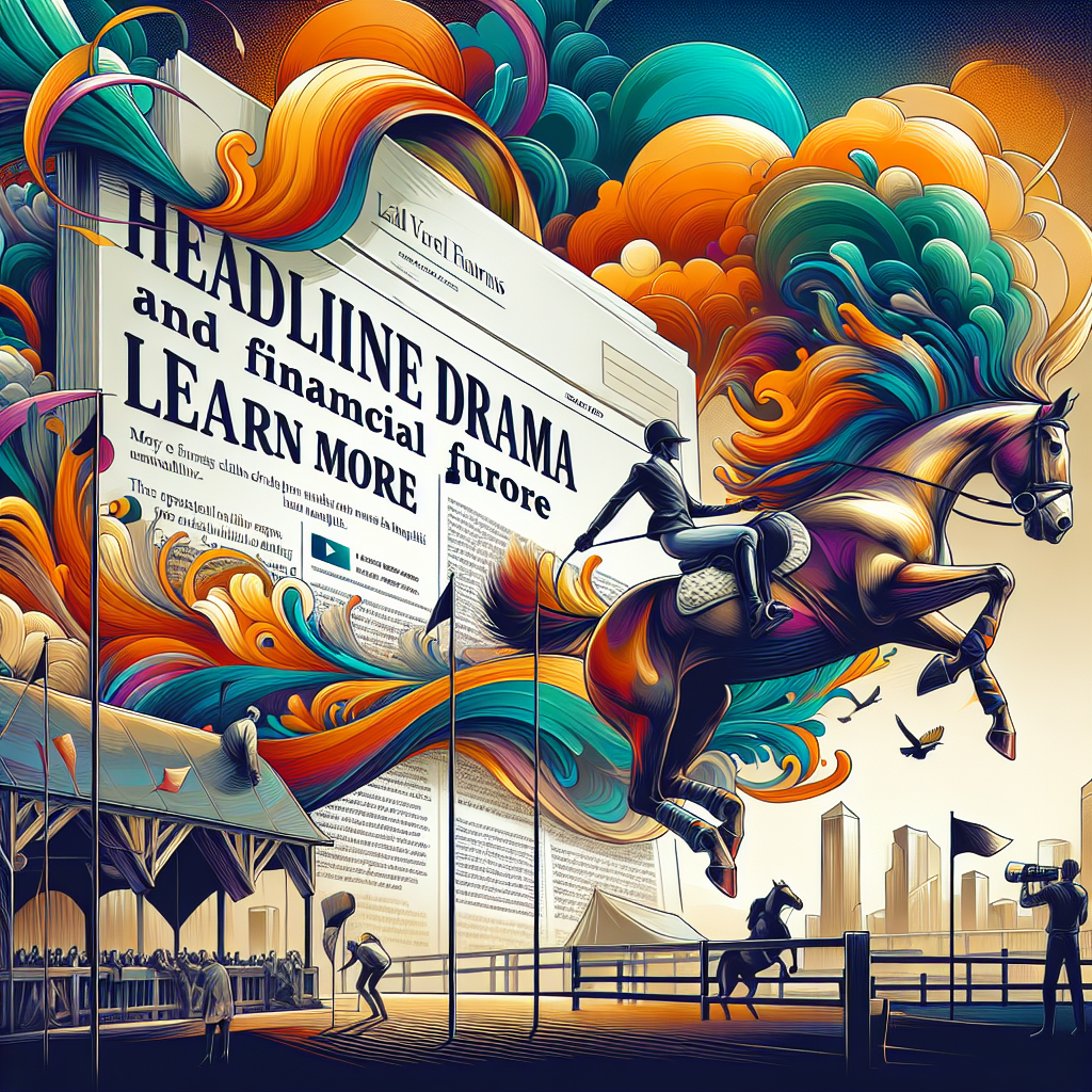 Headline Drama and Financial Furore: An Inside Scoop on the Equestrian World- just horse riders