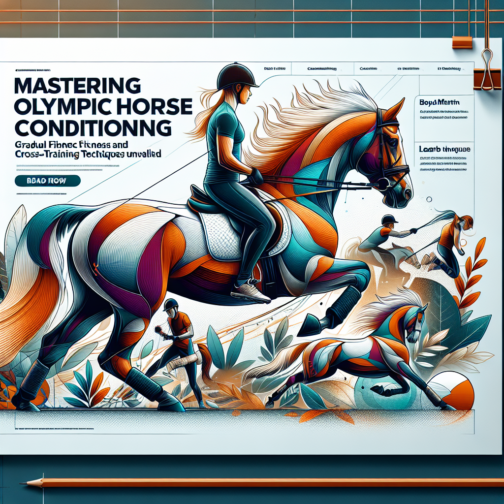 Mastering Olympic Horse Conditioning: Boyd Martin's Gradual Fitness and Cross-Training Techniques Unveiled- just horse riders