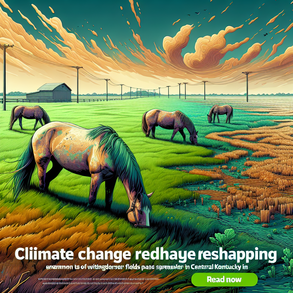 How Climate Change Is Reshaping Horse Pastures In Central Kentucky- just horse riders