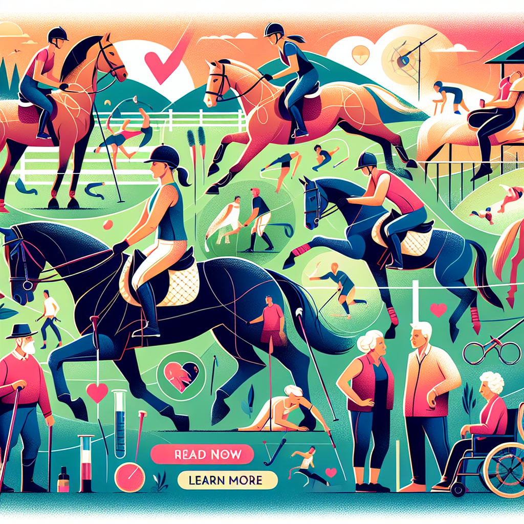 Managing Age and Injury Challenges in Equestrian Sports: Tips to Stay Active and Pain-Free- just horse riders