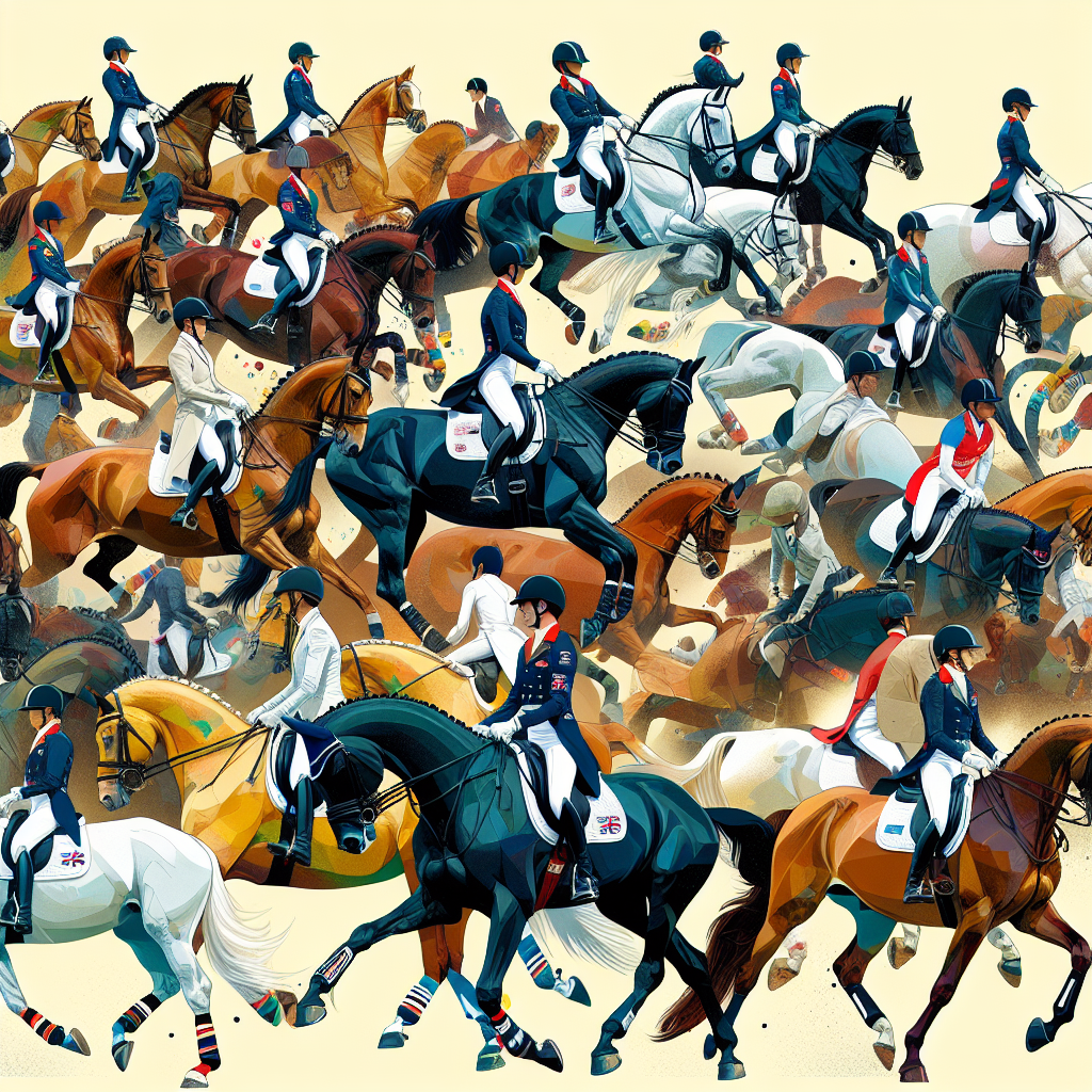 Unveiling Team GB's Elite Horse-Rider Combos for Aachen CDI3*: Key Insights and Anticipation for the Prestigious Dressage Event- just horse riders