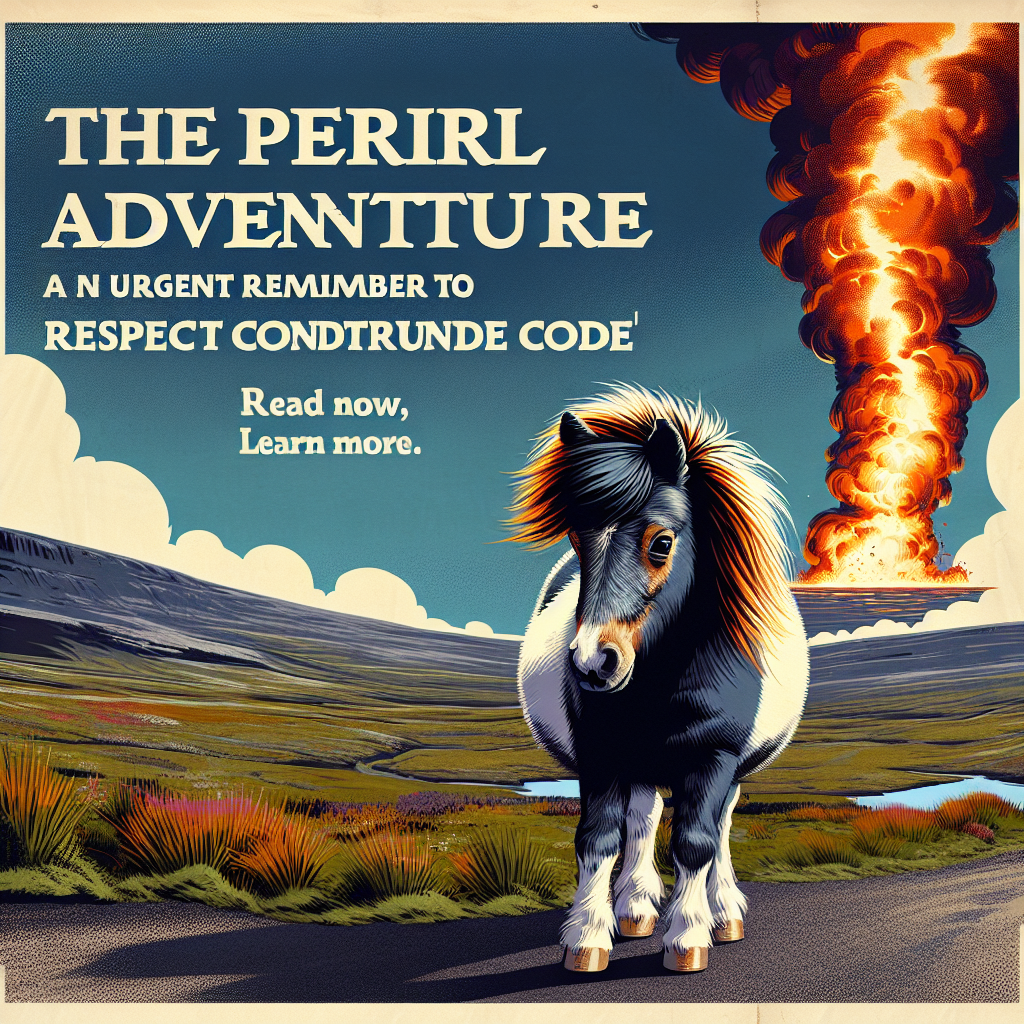 The Perilous Adventure of a Shetland Pony: An Urgent Reminder to Respect the Countryside Code- just horse riders