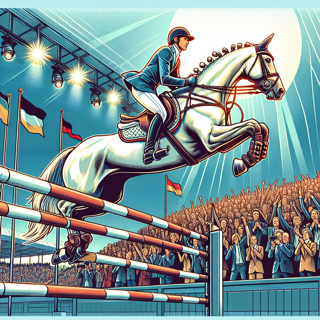 Germany's Richard Vogel Claims Historic Victory At The 2025 Longines FEI Jumping European Championship- just horse riders