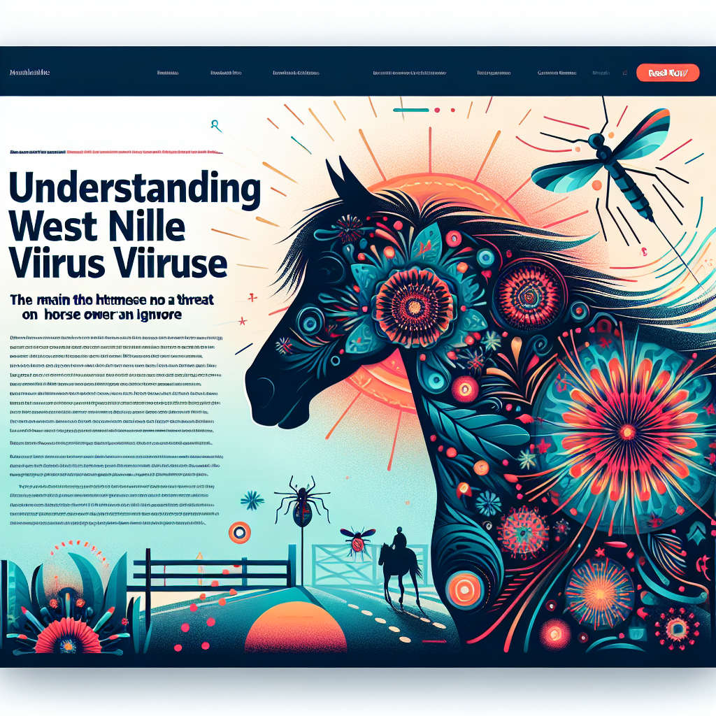 Understanding West Nile Virus A Threat No Horse Owner Can Ignore- just horse riders
