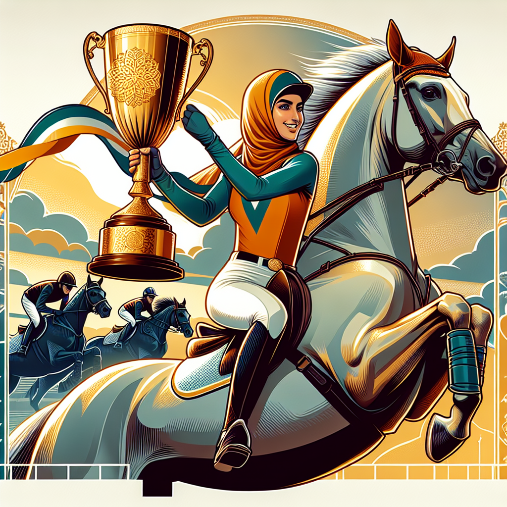 Cyrine Cherif's Stunning Triumph at Al Shaqab Cup Inspires Equestrian World- just horse riders