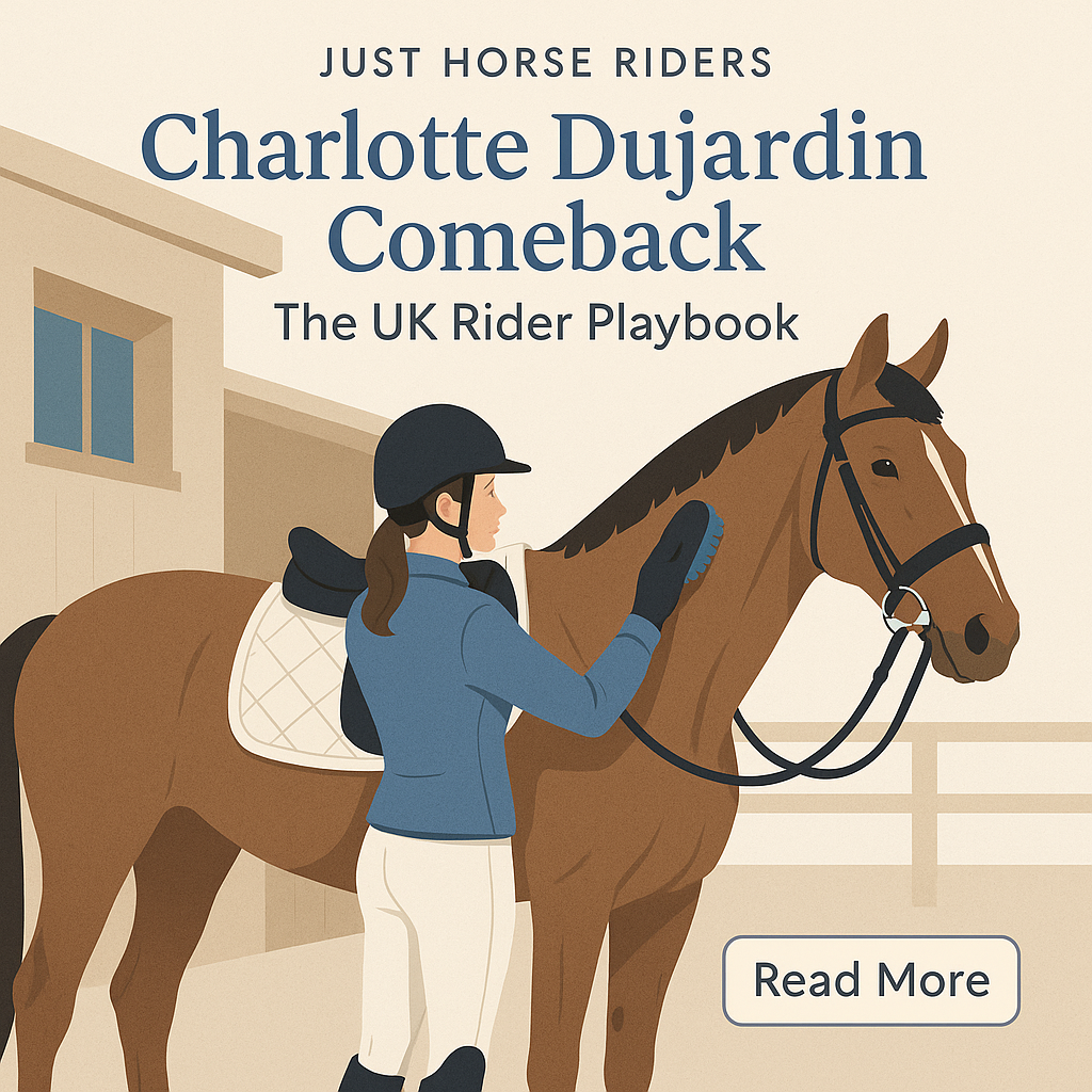 Charlotte Dujardin Comeback: The UK Rider Playbook- just horse riders