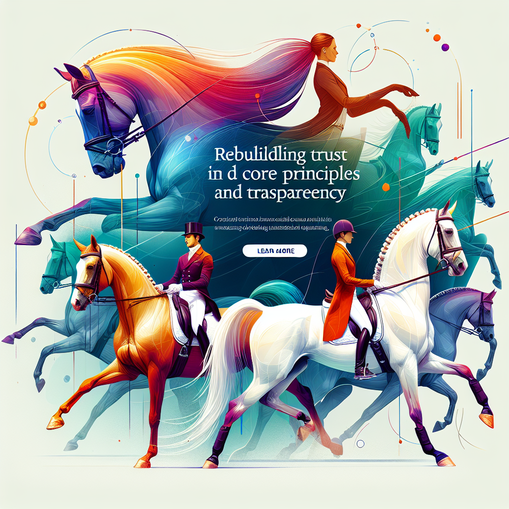 Rebuilding Trust In Dressage Through Core Principles And Transparency- just horse riders