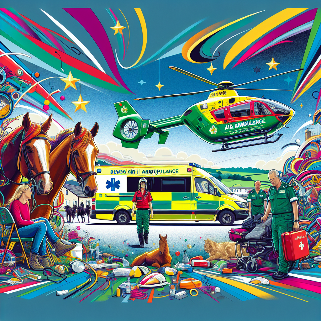 Devon Air Ambulance's Lifesaving Impact On Equestrian Accidents And Community Support- just horse riders