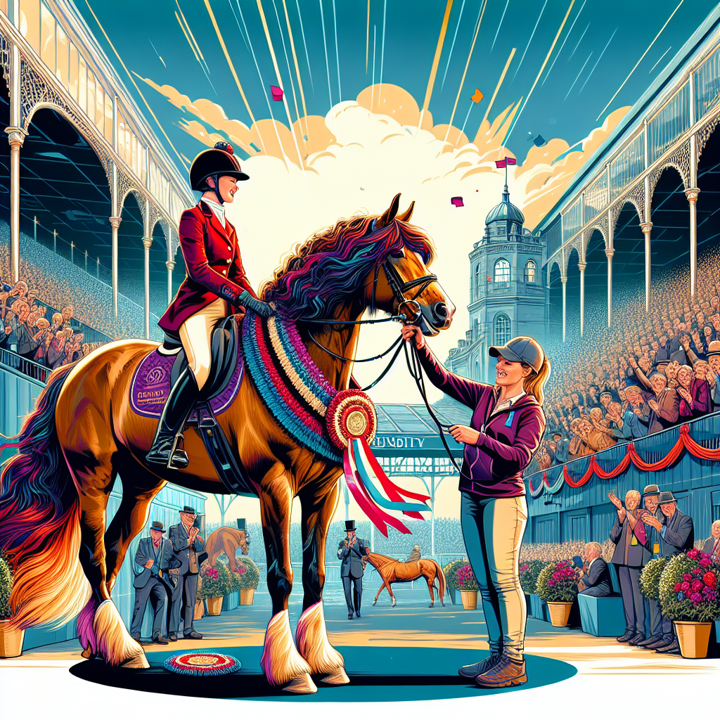 Connemara Mare Lady Dublin Of Corderry and Ruby Ward's Historic Win at the 2024 Royal International Horse Show: A Tale of Triumph and Versatility- just horse riders
