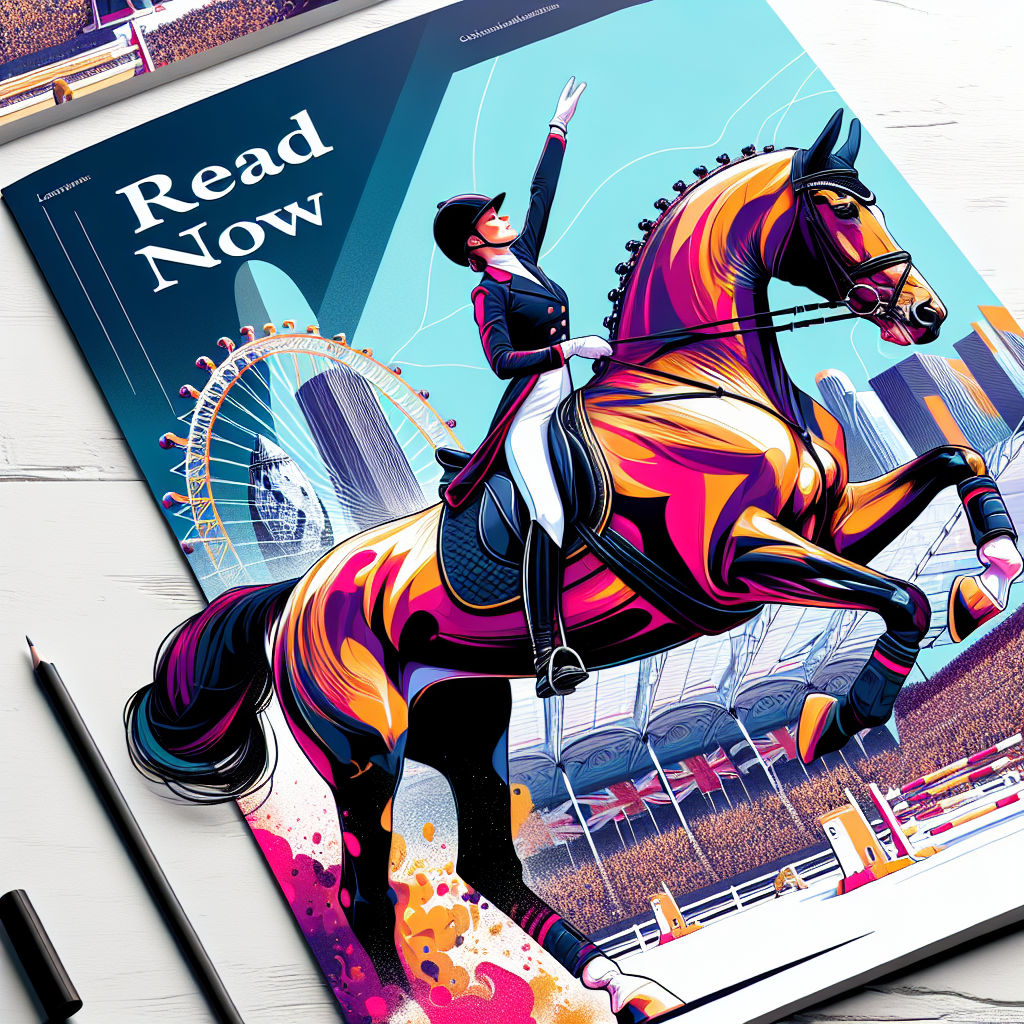 Lottie Fry And Glamourdale's Dazzling Dressage Triumph At London International Horse Show- just horse riders