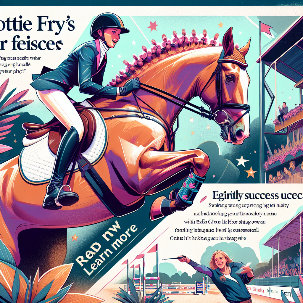 Lottie Fry's Stellar Success With Young Horses At Exloo CDI 2025- just horse riders