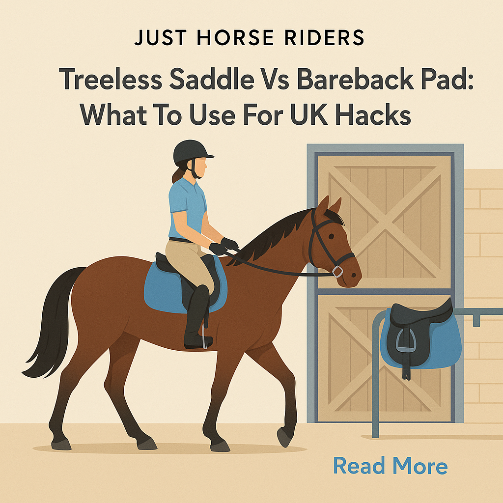 Treeless Saddle Vs Bareback Pad: What To Use For UK Hacks- just horse riders