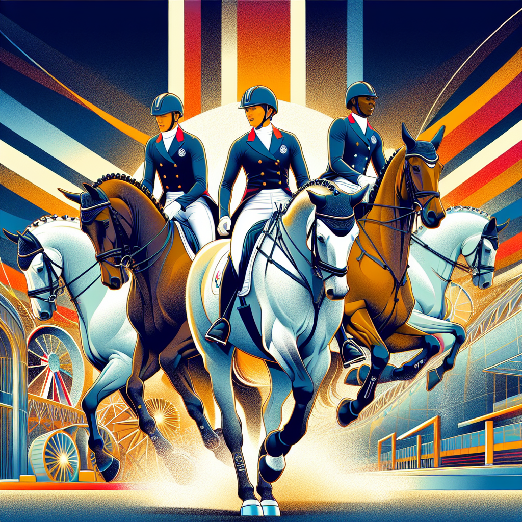 Inspiring Performance By British Para Dressage Team At Paris 2024 Paralympic Games- just horse riders