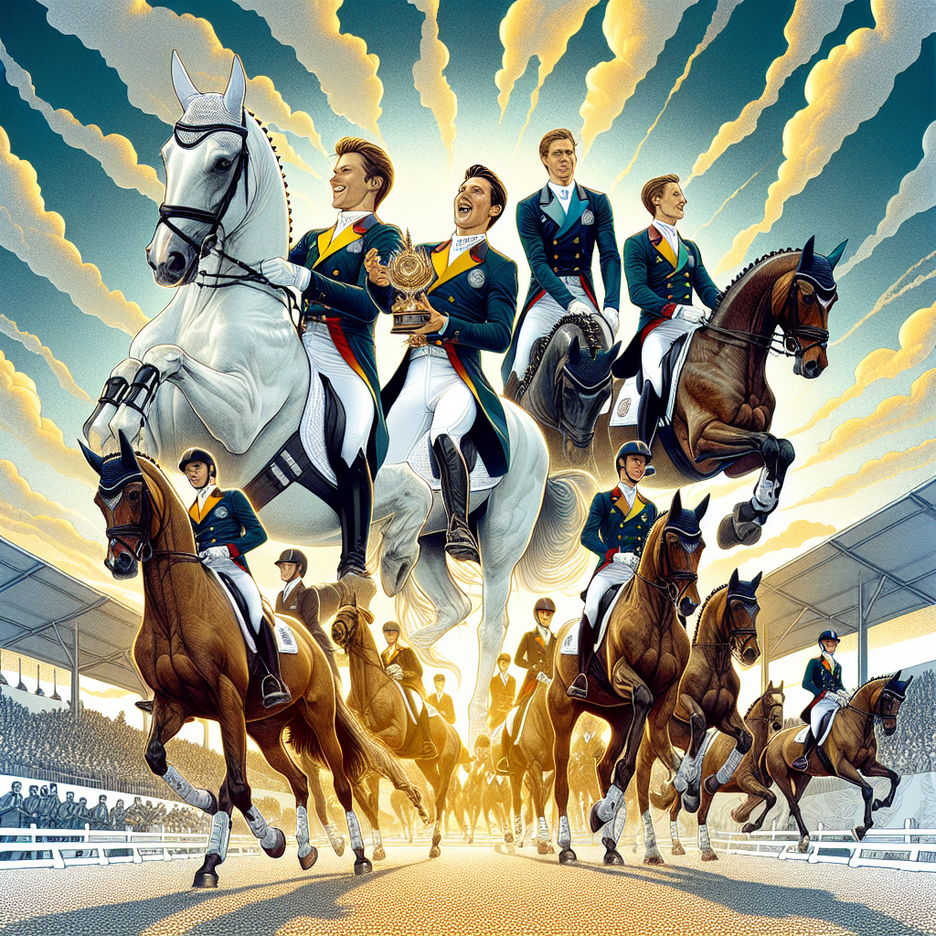 Unveiling Germany's Triumphant Conquest At The FEI Dressage European Championship For U25 And Young Riders- just horse riders