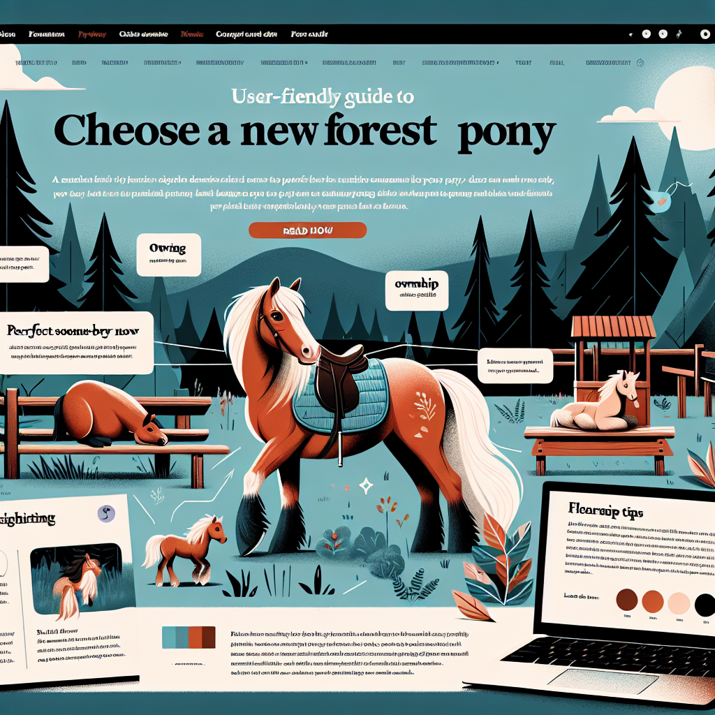 Your Guide to Choosing the Perfect New Forest Pony: From Traits to Ownership Tips- just horse riders
