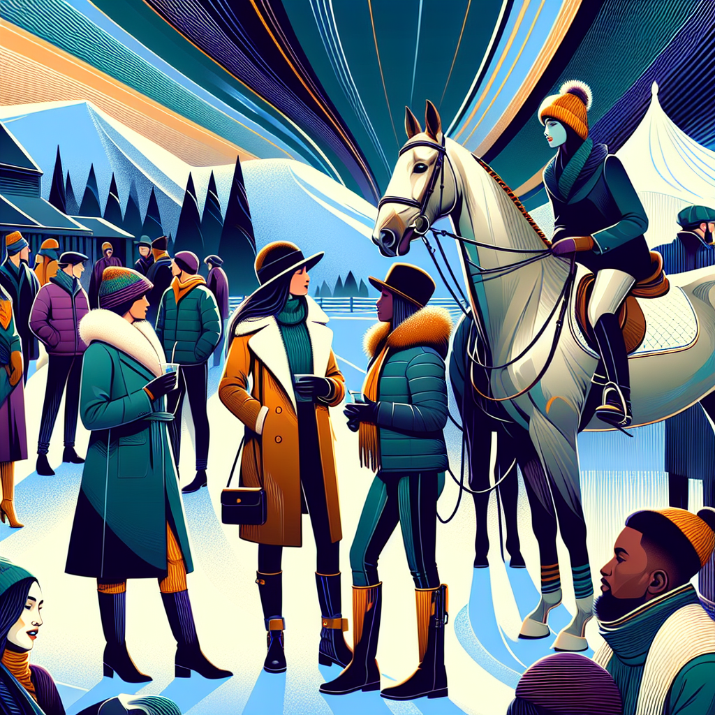 Exploring The Intersection Of Socio-Political Realities And Equestrian Elegance At The Winter Equestrian Festival- just horse riders