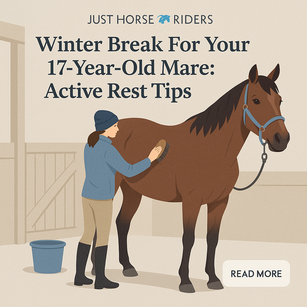 Winter Break For Your 17-Year-Old Mare: Active Rest Tips- just horse riders