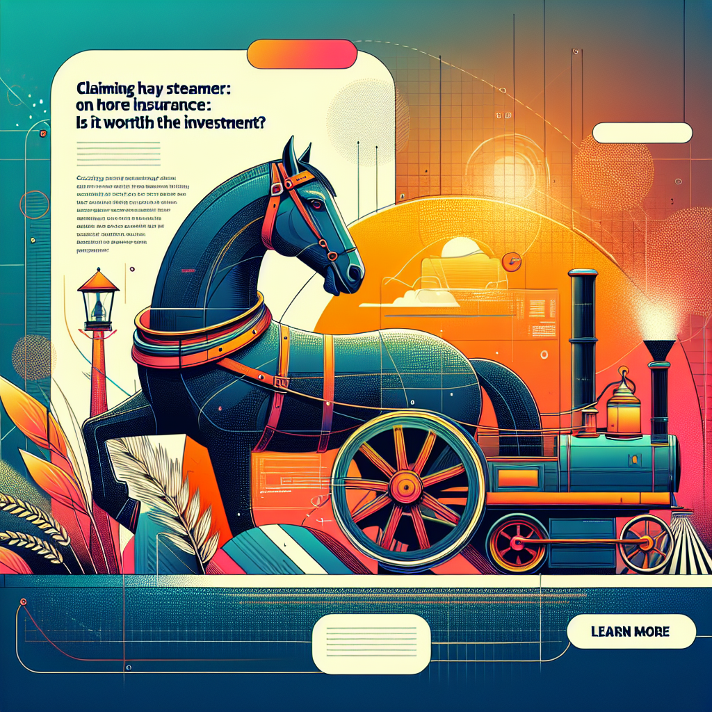 Claiming Hay Steamers on Horse Insurance: Is It Worth the Investment?- just horse riders