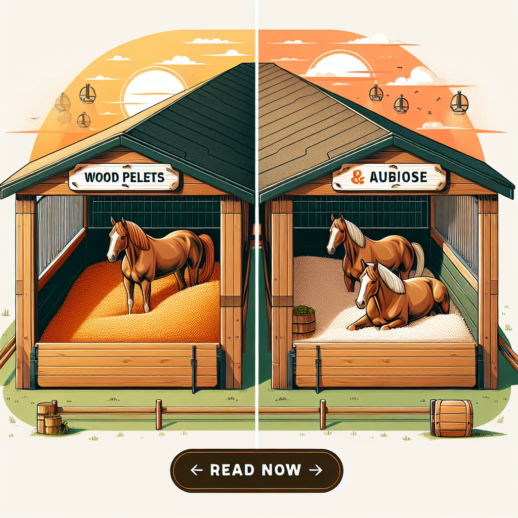 Choosing the Perfect Horse Bedding: A Comparison of Wood Pellets and Aubiose- just horse riders