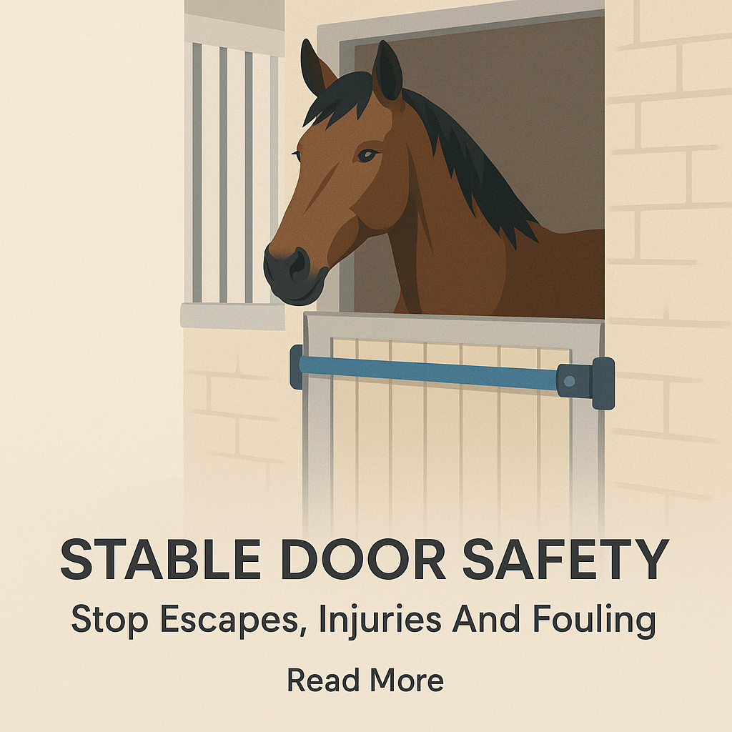 Stable Door Safety: Stop Escapes, Injuries And Fouling- just horse riders