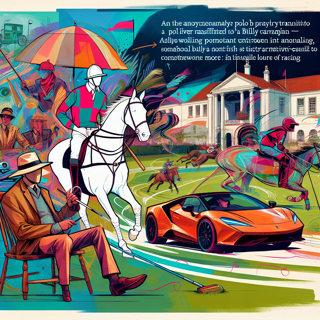 From Polo Fields to Racing Glory Billy Aprahamian's Inspiring Journey- just horse riders