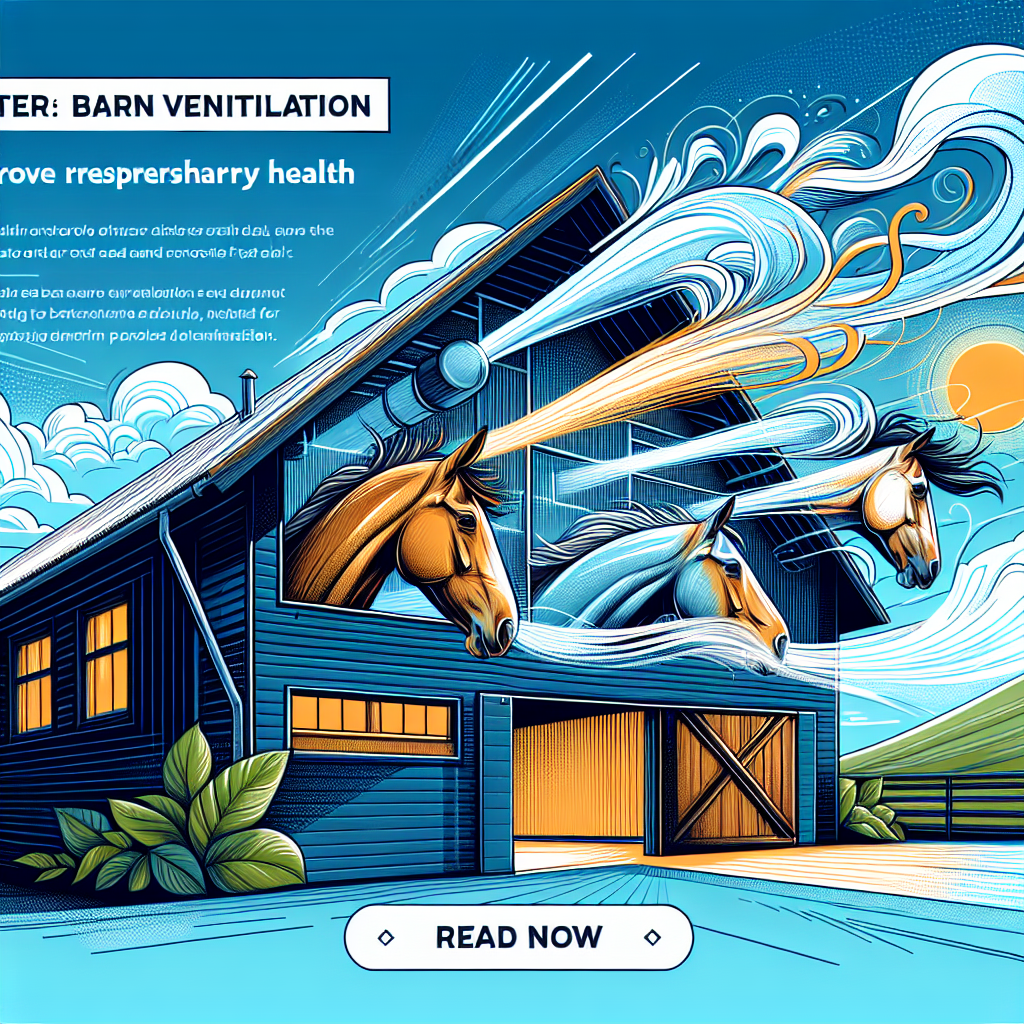 Mastering Barn Ventilation To Improve Respiratory Health For Horses- just horse riders