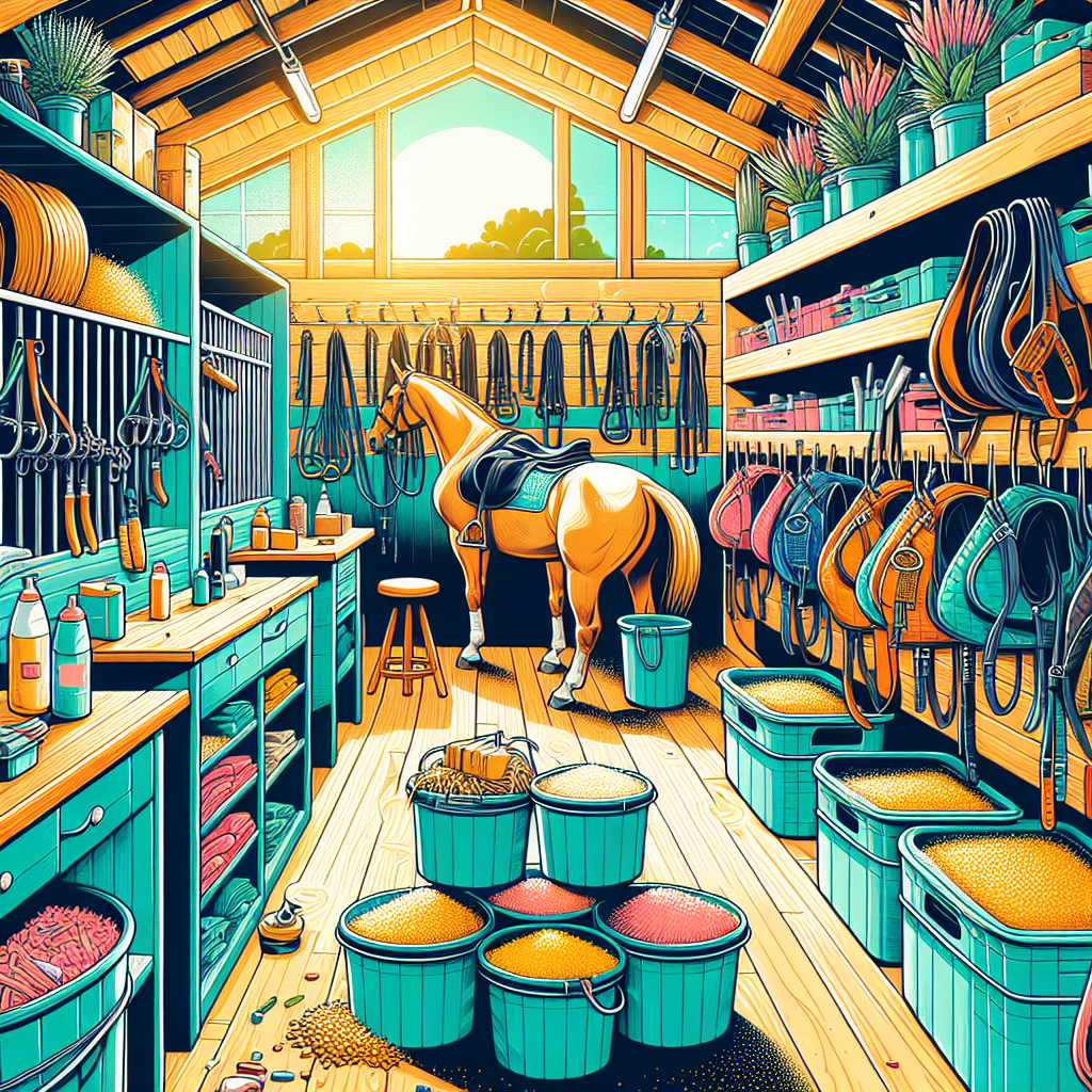 Mastering Your Livery Yard: Essential Tips for Organizing Tack and Feed Rooms Efficiently- just horse riders