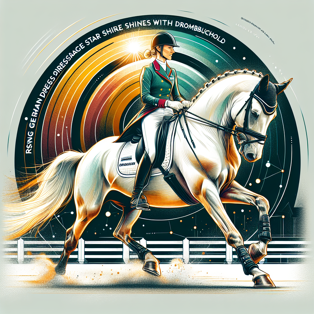 Rising German Dressage Star Felicitas Hendricks Shines With Drombusch OLD- just horse riders