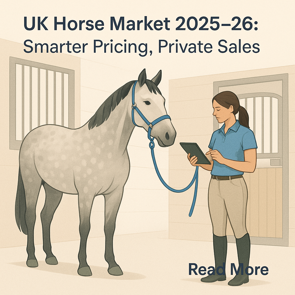 UK Horse Market 2025–26: Smarter Pricing, Private Sales- just horse riders